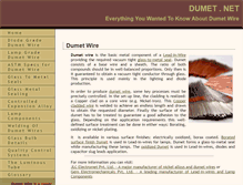 Tablet Screenshot of dumet.net